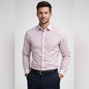Bonobos Slim Fit Dress Shirt 15 1/2 34
Pink Geometric Stretch Cotton Men